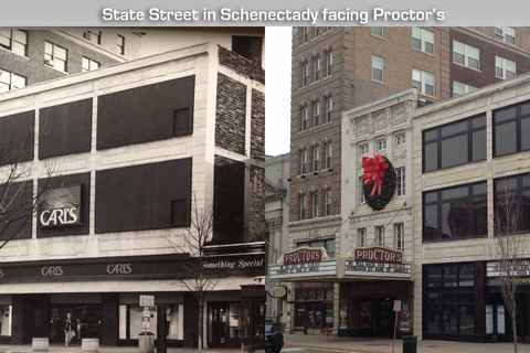 Downtown Schenectady- then & now