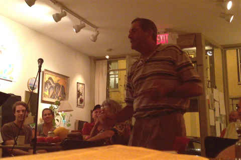 Jim dancing to "The Wanderer"