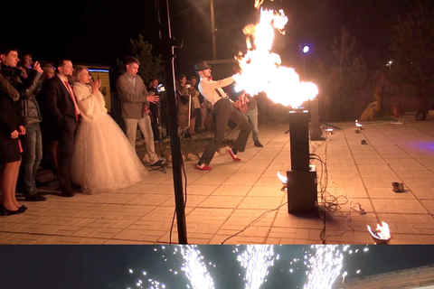 A fiery Russian wedding