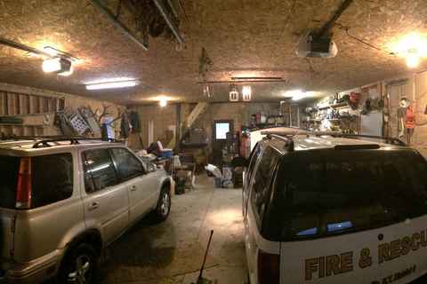 CR-V in Dad's garage
