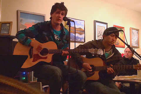 Calling Cali at open mic March 16, 2014