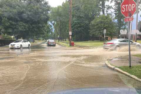 Wet road