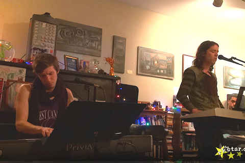 One Red Martian at open mic
