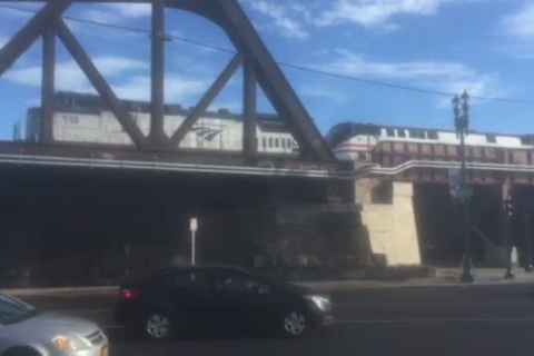 Train with horn stuck on
