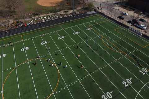 Ultimate at Skinner panorama April, 2021