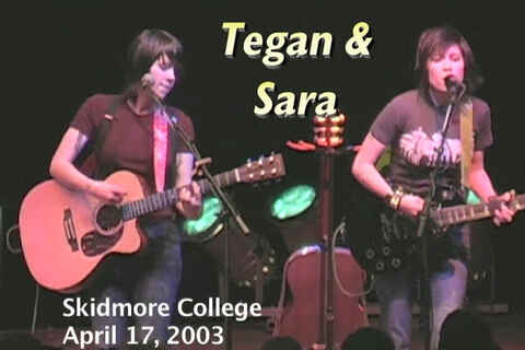 Tegan & Sara at Skidmore 2003